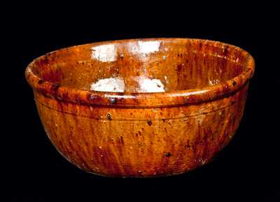 Pennsylvania Redware Bowl attrib. Jacob Medinger