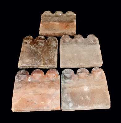 Lot of Five: Georgia Slave Tiles