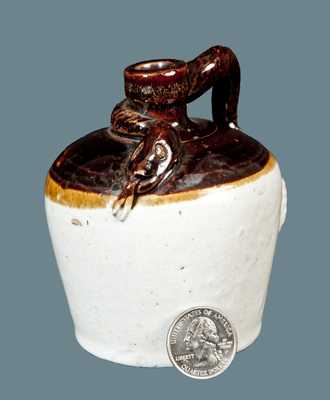 Midwestern Stoneware Snake Jug