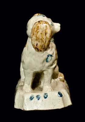 Stoneware Spaniel Dog, possibly A. P. Donaghho, Parkersburg, WV