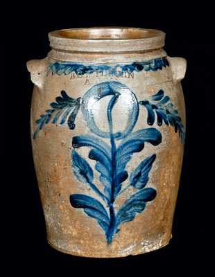 B. C. MILBURN, Alexandria, VA Stoneware Crock