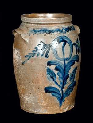 B. C. MILBURN, Alexandria, VA Stoneware Crock