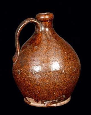 Glazed Redware Jug, probably New England