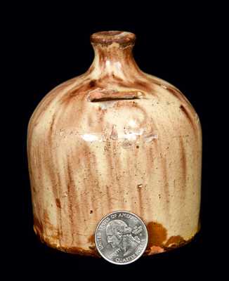 Glazed Redware Bank, probably PA origin