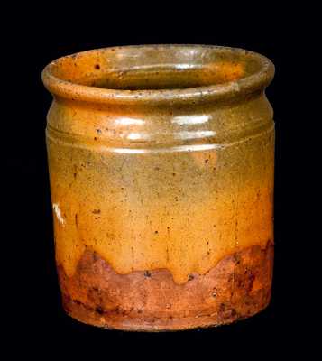 Small New England Redware Jar, possibly Gonic, NH