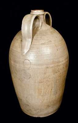 3 Gal. J. D. CRAVEN Open-Handled Stoneware Jug