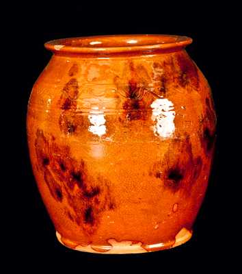 York County, PA Signed Redware Jar