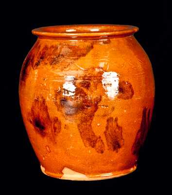 York County, PA Signed Redware Jar