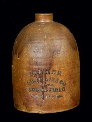 Springfield, Ohio Stoneware Advertising Jug