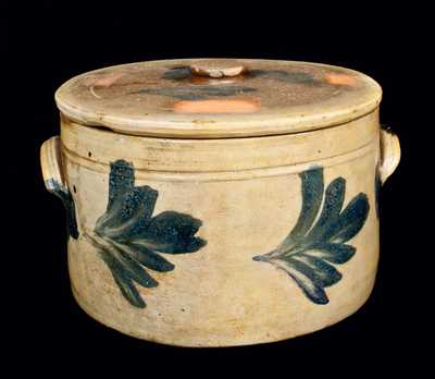 Remmey, Philadelphia Stoneware Cake Crock w/ Lid