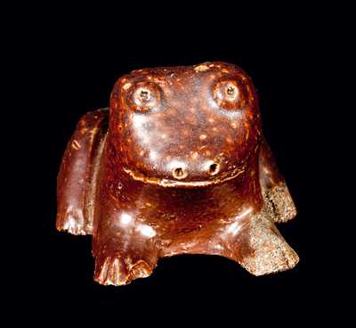 Midwestern Sewer Tile Frog Paperweight