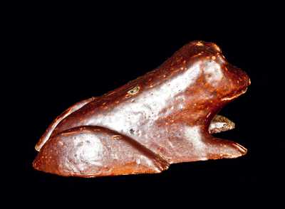 Midwestern Sewer Tile Frog Paperweight