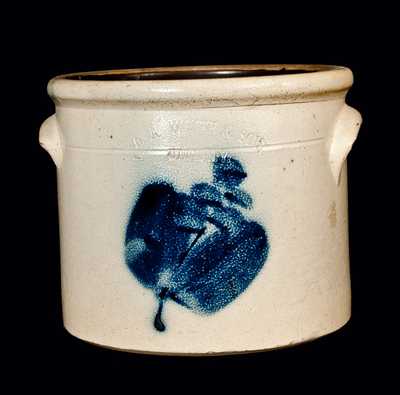 N. A. WHITE & SON / UTICA, NY Stoneware Crock