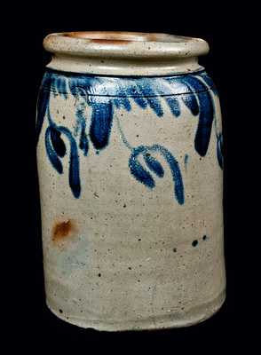 Stoneware Crock, Baltimore circa 1840