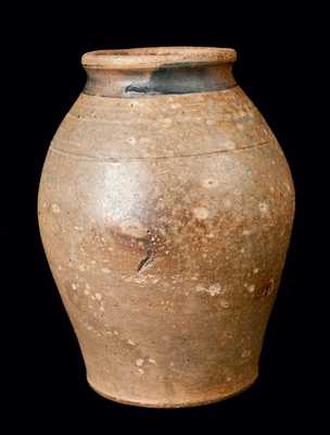 Exceptional CROLIUS Stoneware PICKLES Jar w/ Impressed Shell Design