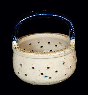 Stoneware Strainer attrib. Jugtown Pottery, NC