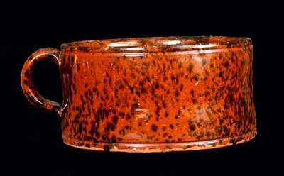 Pennsylvania Redware Porringer