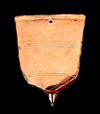 Pennsylvania Redware Wallpocket