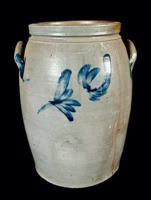 5 Gal. Baltimore Stoneware Crock Signed P. HERRMANN