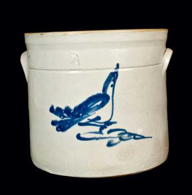 Fulper, Flemington, NJ Stoneware Bird Crock