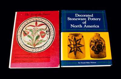 Lot of Two Books: "Decorated Stoneware of North American" and "The Art of the Potter"