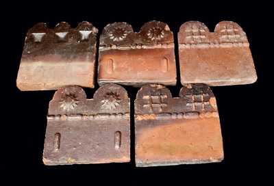 Lot of Five: Georgia Slave Tiles