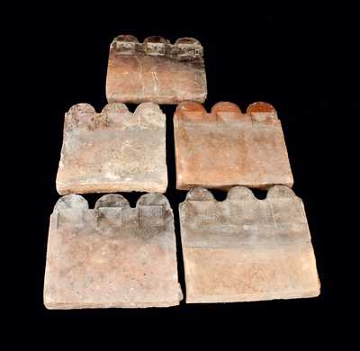 Lot of Five: Georgia Slave Tiles