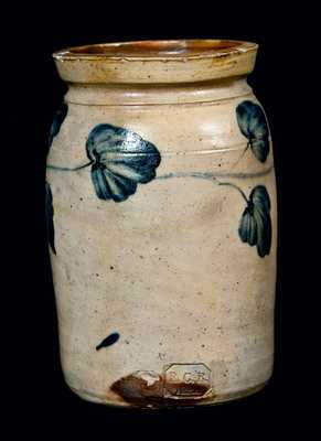 Remmey Stoneware Jar, Stamped 