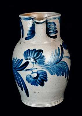 One-Gallon Stoneware Pitcher, Baltimore circa 1850