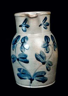 Baltimore Stoneware Pitcher with Clover Decoration