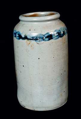 Remmey, Philadelphia Stoneware Crock with Chain Link Decoration