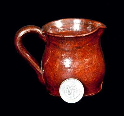 Miniature Redware Pitcher, 