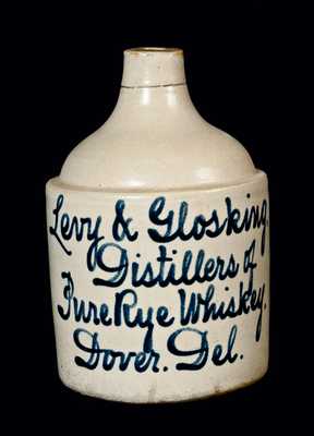 Dover, DE Stoneware Script Jug