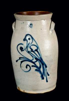 Ontario Stoneware Churn with Bird Decoration