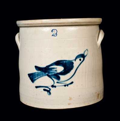 Fulper (Flemington, NJ) Stoneware Bird Crock