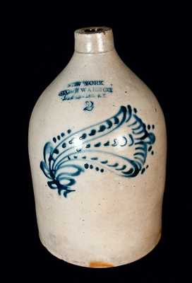 NEW YORK STONEWARE CO. Decorated Jug