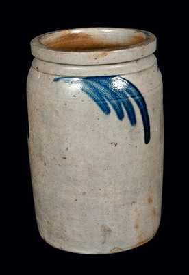 1 Gal. Stoneware Jar, Baltimore, third quarter 19th century.
