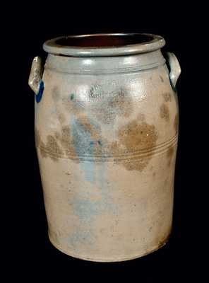6 Gal. Stoneware Crock Impressed JAS. HAMILTON / GREENSBORO, PA