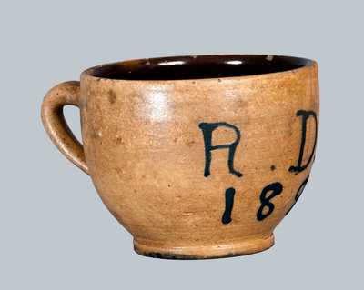 Rare Stoneware Coffee Cup Dated 1892