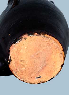 Signed BROWN POTTERY Stoneware Face Jug, Arden, NC