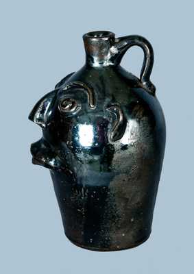 Stoneware Face Jug attrib. Brown Pottery, Arden, NC