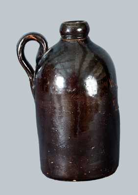 Stoneware Whiskey Jug Advertising OLD BACHELOR S CLUB / ANACOSTIA, DC