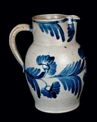 One-Gallon Stoneware Pitcher, Baltimore circa 1850