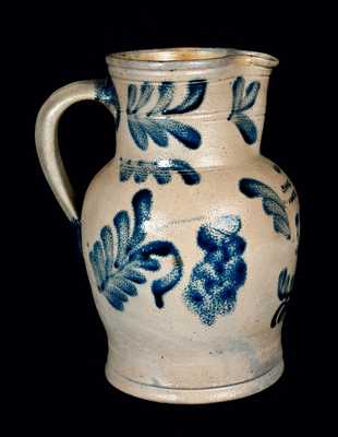 Rare Stoneware Pitcher with Philadelphia Advertising