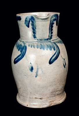 Baltimore Stoneware Pitcher with Tulip Decoration