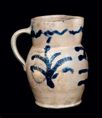 Quart-Sized Stoneware Pitcher, Baltimore circa 1825