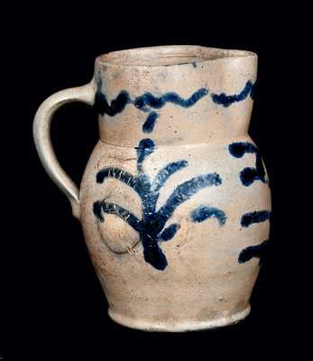 Quart-Sized Stoneware Pitcher, Baltimore circa 1825