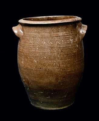 Alkaline-Glazed North Carolina Stoneware Jar