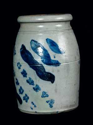 NEW GENEVA, PA Stoneware Advertising Crock