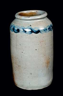 Remmey, Philadelphia Stoneware Crock with Chain Link Decoration
